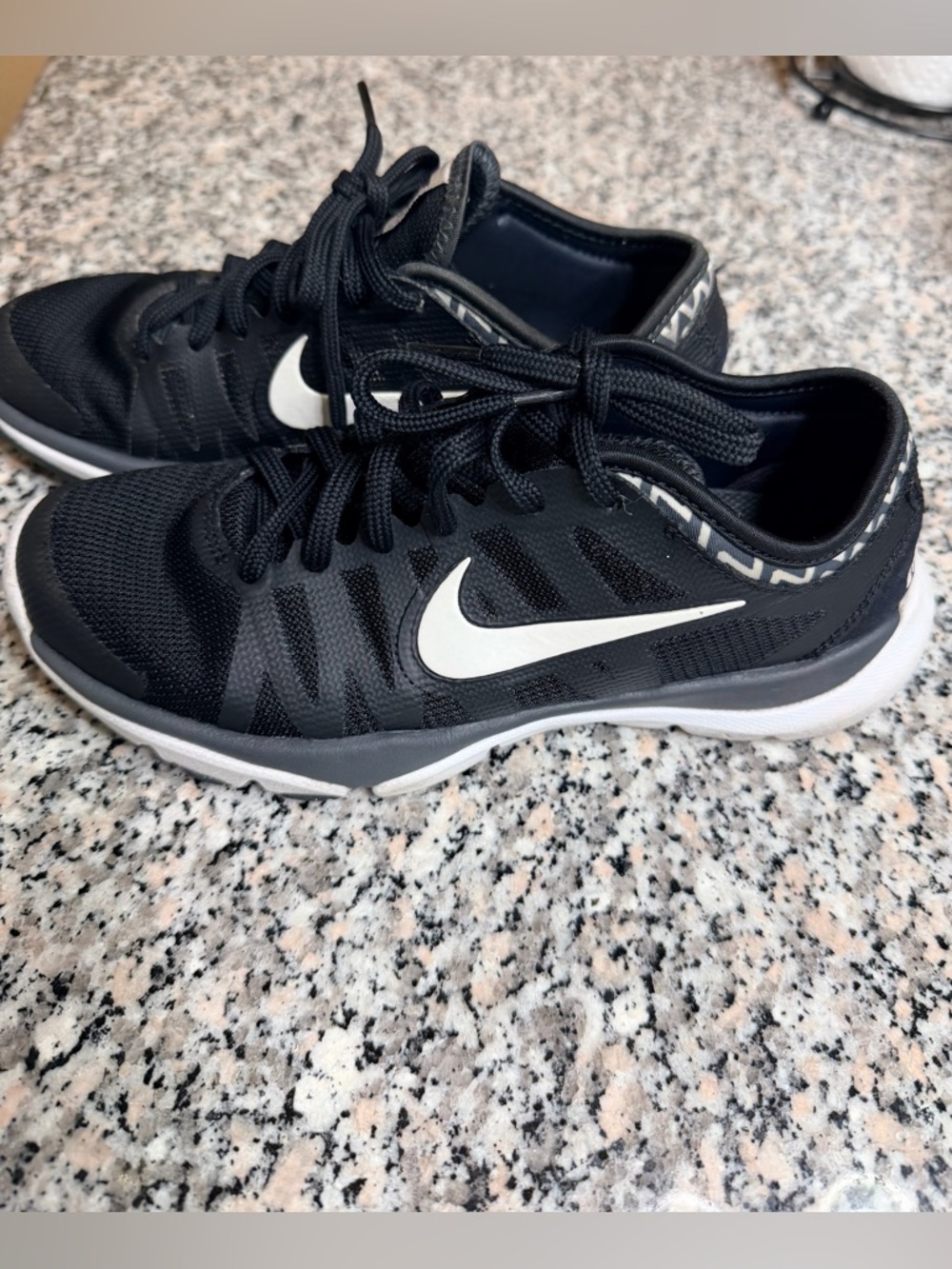 Nike Kids Black and White Sneakers